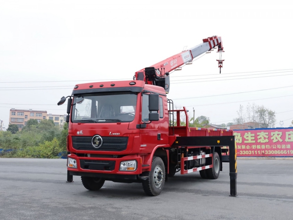 陜汽德龍L3000至尊8噸直臂隨車(chē)吊