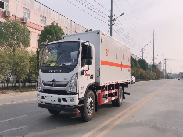 福田奧鈴黃牌爆破器材運(yùn)輸車